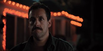 Movie still from “Hubie Halloween” (2020), directed by Steven Brill – Close Up shot, Over the shoulder angle