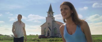 Movie still from “In the Tall Grass” (2019), directed by Vincenzo Natali – Close Up shot, Low angle