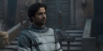 Movie still from “House of the Dragon” (2022), created by George R.R. Martin – Medium shot, Over the shoulder angle