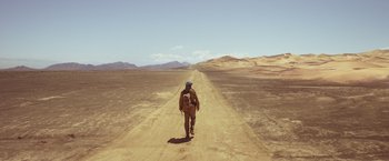 Movie still from “Allied” (2016), directed by Robert Zemeckis – Extreme Wide shot, High angle