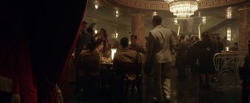 Movie still from “Allied” (2016), directed by Robert Zemeckis – Wide shot, Over the shoulder angle