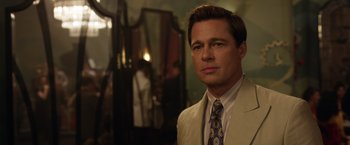 Movie still from “Allied” (2016), directed by Robert Zemeckis – Close Up shot, Over the shoulder angle