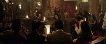 Movie still from “Allied” (2016), directed by Robert Zemeckis – Wide shot, Over the shoulder angle