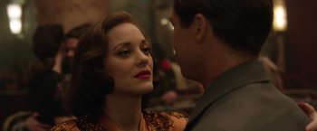 Movie still from “Allied” (2016), directed by Robert Zemeckis – Close Up shot, Over the shoulder angle