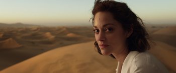 Movie still from “Allied” (2016), directed by Robert Zemeckis – Close Up shot, Over the shoulder angle