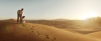 Movie still from “Allied” (2016), directed by Robert Zemeckis – Extreme Wide shot, High angle