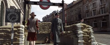 Movie still from “Allied” (2016), directed by Robert Zemeckis – Wide shot, Low angle