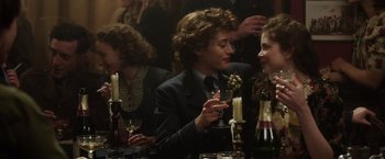 Movie still from “Allied” (2016), directed by Robert Zemeckis – Close Up shot, Over the shoulder angle