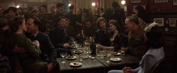 Movie still from “Allied” (2016), directed by Robert Zemeckis – Medium shot, High angle