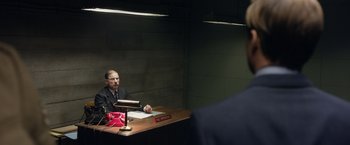 Movie still from “Allied” (2016), directed by Robert Zemeckis – Wide shot, Over the shoulder angle