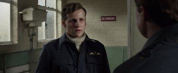 Movie still from “Allied” (2016), directed by Robert Zemeckis – Close Up shot, Over the shoulder angle