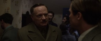 Movie still from “Allied” (2016), directed by Robert Zemeckis – Close Up shot, Over the shoulder angle