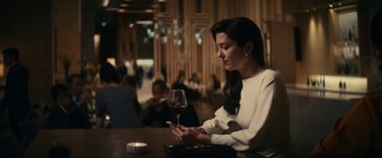 Movie still from “Kate” (2021), directed by Cedric Nicolas-Troyan – Medium shot, Over the shoulder angle