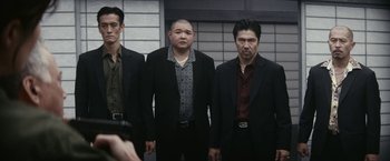 Movie still from “Kate” (2021), directed by Cedric Nicolas-Troyan – Medium shot, Low angle