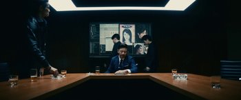 Movie still from “Kate” (2021), directed by Cedric Nicolas-Troyan – Medium shot, Over the shoulder angle