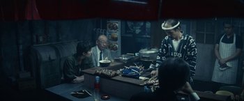 Movie still from “Kate” (2021), directed by Cedric Nicolas-Troyan – Medium shot, Over the shoulder angle