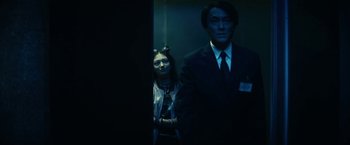 Movie still from “Kate” (2021), directed by Cedric Nicolas-Troyan – Medium shot, Low angle