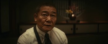 Movie still from “Kate” (2021), directed by Cedric Nicolas-Troyan – Close Up shot, Low angle