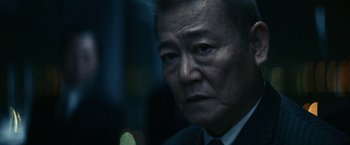 Movie still from “Kate” (2021), directed by Cedric Nicolas-Troyan – Close Up shot, Low angle