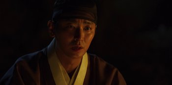 Movie still from “Kingdom” (2019), created by Eun-hee Kim – Close Up shot, Low angle