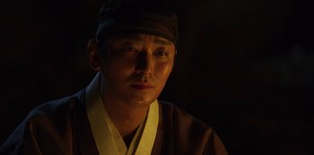 Movie still from “Kingdom” (2019), created by Eun-hee Kim – Close Up shot, Low angle