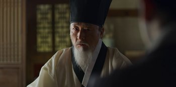 Movie still from “Kingdom” (2019), created by Eun-hee Kim – Close Up shot, Low angle