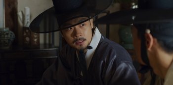 Movie still from “Kingdom” (2019), created by Eun-hee Kim – Close Up shot, Low angle