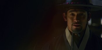 Movie still from “Kingdom” (2019), created by Eun-hee Kim – Close Up shot, Low angle