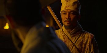 Movie still from “Kingdom” (2019), created by Eun-hee Kim – Close Up shot, Over the shoulder angle