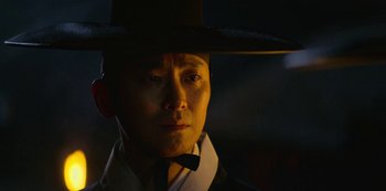 Movie still from “Kingdom” (2019), created by Eun-hee Kim – Close Up shot, Low angle