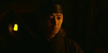 Movie still from “Kingdom” (2019), created by Eun-hee Kim – Close Up shot, Low angle