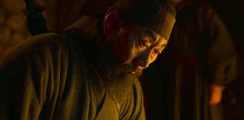 Movie still from “Kingdom” (2019), created by Eun-hee Kim – Close Up shot, Low angle