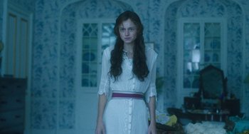 Movie still from “Lady Chatterley's Lover” (2022), directed by Laure de Clermont-Tonnerre – Medium shot, Low angle