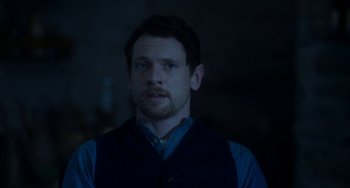 Movie still from “Lady Chatterley's Lover” (2022), directed by Laure de Clermont-Tonnerre – Close Up shot, Over the shoulder angle