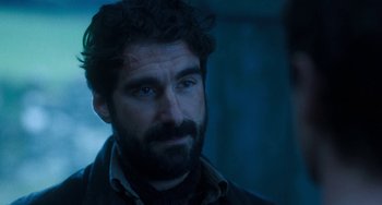 Movie still from “Lady Chatterley's Lover” (2022), directed by Laure de Clermont-Tonnerre – Close Up shot, Over the shoulder angle