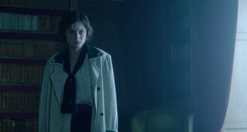 Movie still from “Lady Chatterley's Lover” (2022), directed by Laure de Clermont-Tonnerre – Medium shot, Over the shoulder angle