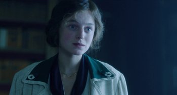 Movie still from “Lady Chatterley's Lover” (2022), directed by Laure de Clermont-Tonnerre – Close Up shot, Over the shoulder angle