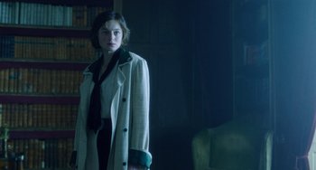 Movie still from “Lady Chatterley's Lover” (2022), directed by Laure de Clermont-Tonnerre – Medium shot, Over the shoulder angle