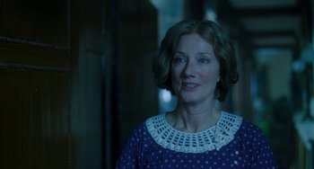 Movie still from “Lady Chatterley's Lover” (2022), directed by Laure de Clermont-Tonnerre – Close Up shot, Over the shoulder angle