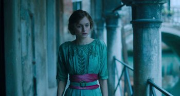 Movie still from “Lady Chatterley's Lover” (2022), directed by Laure de Clermont-Tonnerre – Medium shot, Low angle
