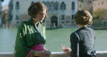 Movie still from “Lady Chatterley's Lover” (2022), directed by Laure de Clermont-Tonnerre – Medium shot, Over the shoulder angle