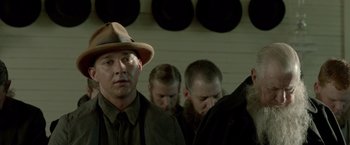 Movie still from “Lawless” (2012), directed by John Hillcoat – Close Up shot, Over the shoulder angle