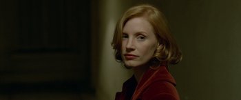 Movie still from “Lawless” (2012), directed by John Hillcoat – Close Up shot, Over the shoulder angle