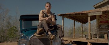 Movie still from “Lawless” (2012), directed by John Hillcoat – Medium shot, Low angle