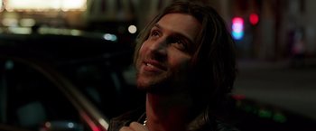 Movie still from “Lights Out” (2016), directed by David F. Sandberg – A person with long brown hair; Close Up shot, Low angle