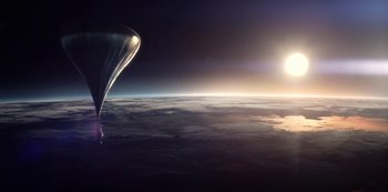 Movie still from “Lost in Space” (2018), created by Irwin Allen – Extreme Wide shot, High angle