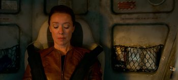 Movie still from “Lost in Space” (2018), created by Irwin Allen – Close Up shot, Overhead angle