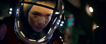 Movie still from “Lost in Space” (2018), created by Irwin Allen – Close Up shot, Low angle