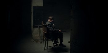 Movie still from “Lupin” (2021), created by Tigran Rosine – Wide shot, High angle