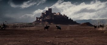 Movie still from “Kingdom of Heaven” (2005), directed by Ridley Scott – Extreme Wide shot, Low angle